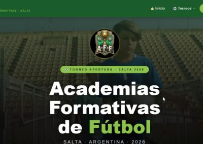 Academias formativas de futbol